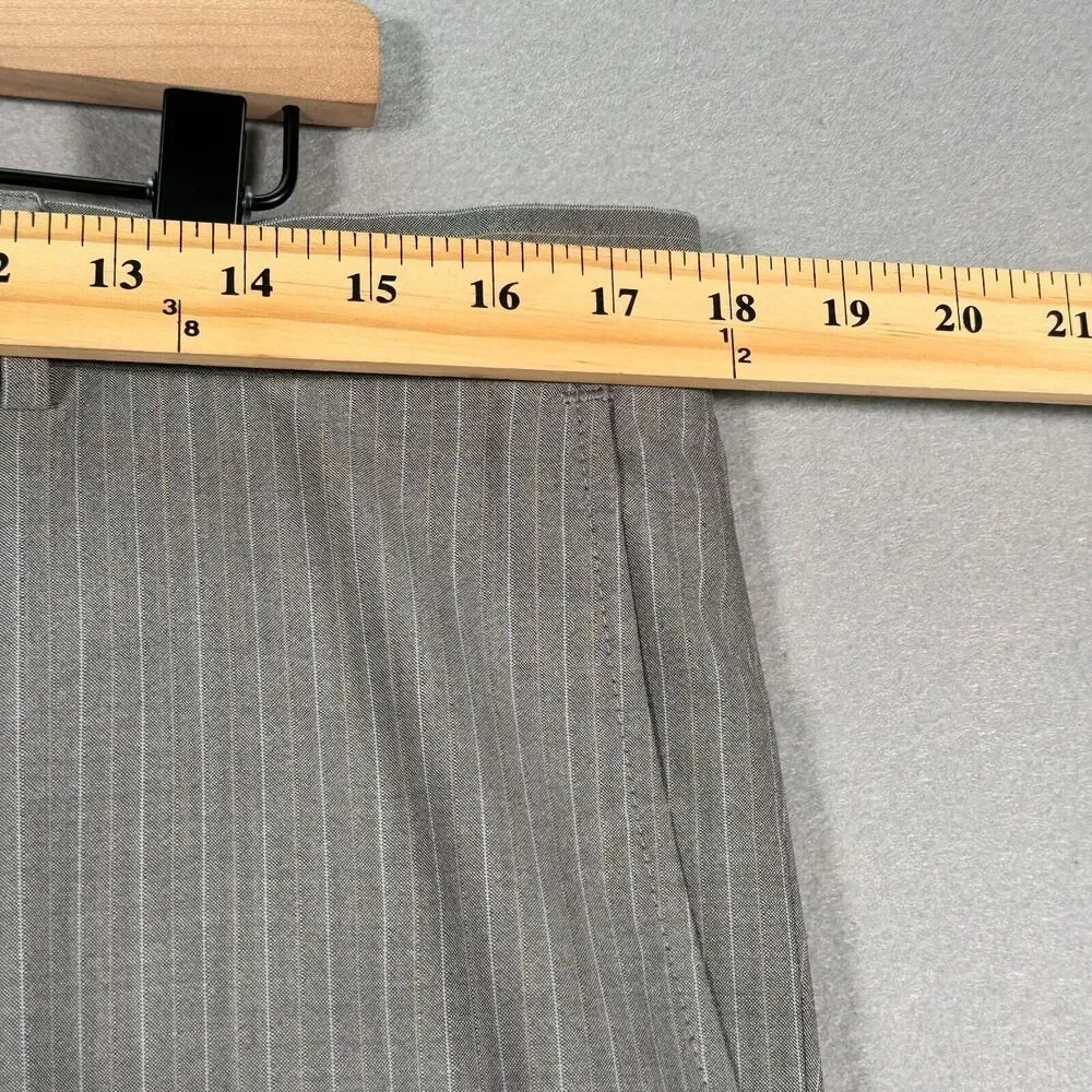 Vintage Hugo Boss Pasolini‎ Movie Wool Suit Jacket Pants Mens 42R Gray Stripes